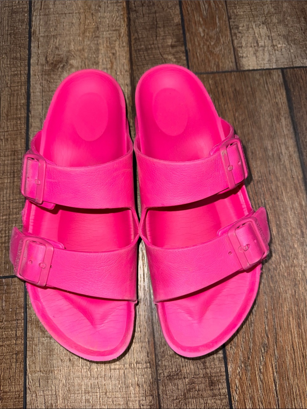 Birkenstock Arizona EVA Double-Strap Sandals Pink